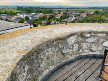 Kirchenruine St. Martin - Markgrafneusiedl Turm und Aussicht