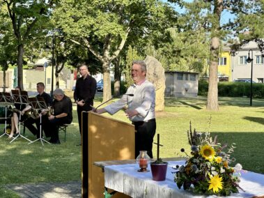 Wagramer Historientage 2024 - Ökumenische Friedensandacht, Friedrich Quirgst, Museumspräsident - Eröffnungsrede zur Veranstaltung