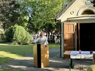 Wagramer Historientage 2024 - Ökumenische Friedensandacht, Friedrich Quirgst, Museumspräsident - Eröffnungsrede zur Veranstaltung