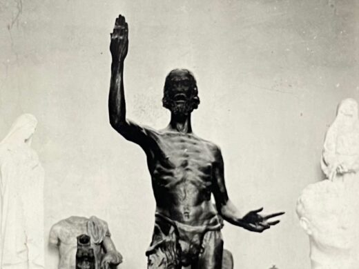 Rufer in der Wüste im Atelier von Joseph Heu, © Katharina Heu