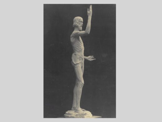 Rufer in der Wüste, Joseph Heu, Original aus Gips © Katharina Heu