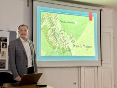 Vortrag von Mag. Michael Wenzel zum Thema - Erzherzog-Carl und die heilige Messe zu Deutsch-Wagram im Erzherzog Carl-Saal