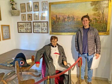 Junger amerikanischer Militärhistoriker besuchte das Napoleonmuseum