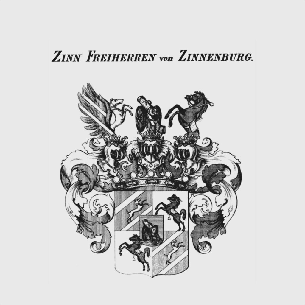 Zinn von Zinnenburg Wappen 1831-1868