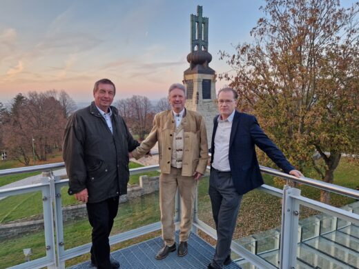 Museum Friedensdenkmal Austerlitz - Mag. Franz Spehn, Fritz Quirgst und Mag. Michael Wenzel, © Mag. Michael Wenzel