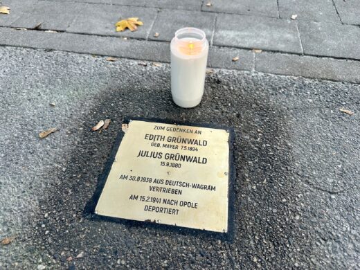 Steine der Erinnerung Deutsch-Wagram, Schulallee