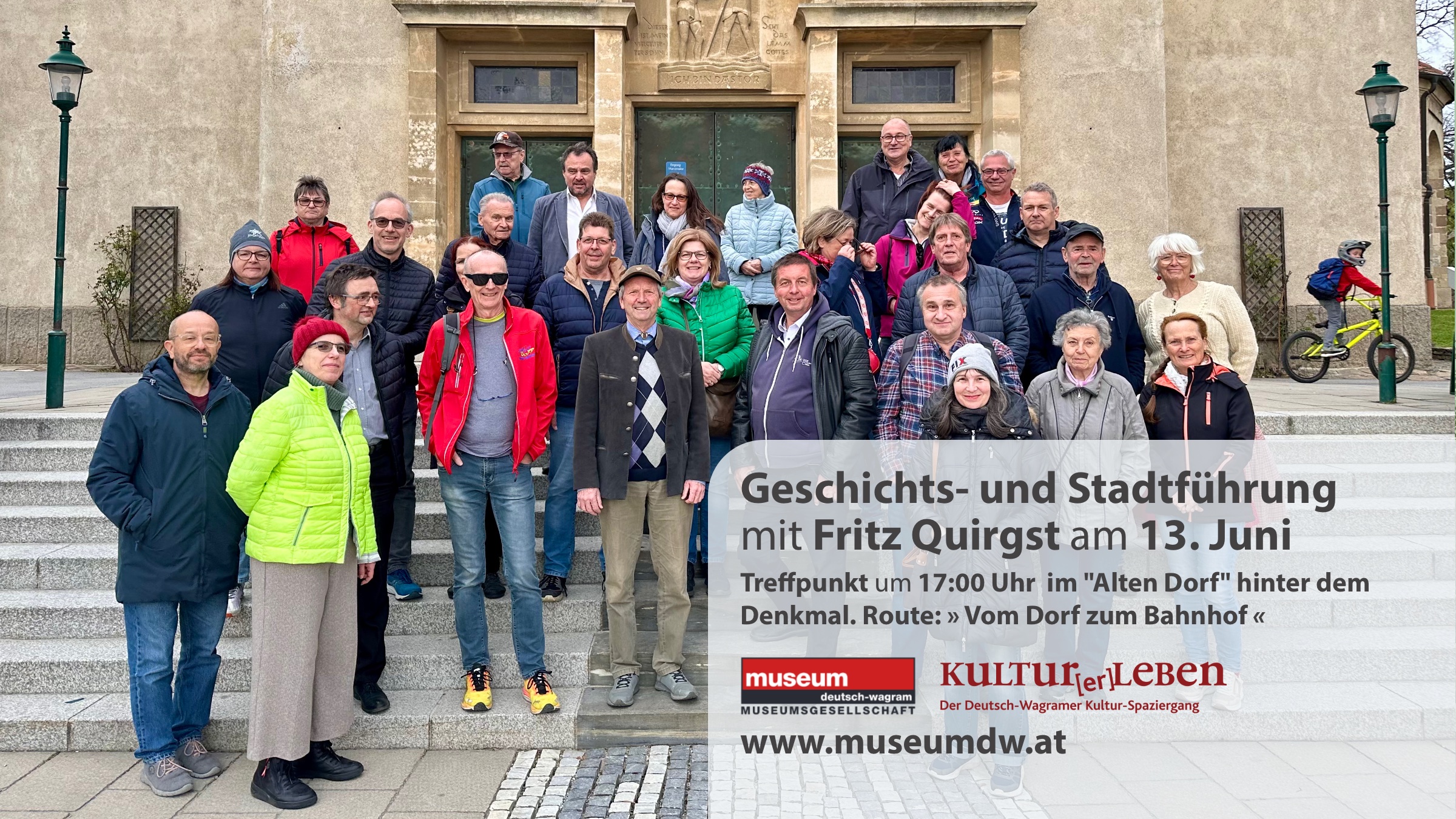Geschichts- und Stadtführung mit Fritz Quirgst am 13. Juni 2025