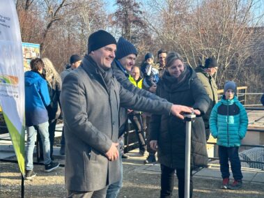 Eröffnung des Kleinwasserkraftwerks am Marchfeldkanal in Deutsch-Wagram