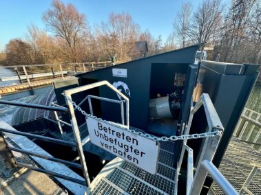 Eröffnung des Kleinwasserkraftwerks am Marchfeldkanal in Deutsch-Wagram