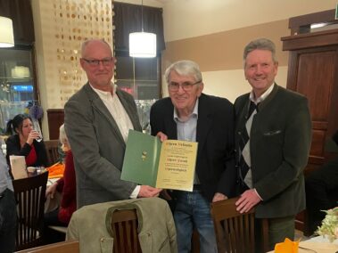 Ehrenmitgliedschaft für Herrn Regierungsrat Alfred Porod. Generalversammlung der Museumsgesellschaft Deutsch Wagram 2025