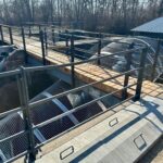 Kleinkraftwerk Marchfeldkanal in Deutsch-Wagram bei der Wehr 4