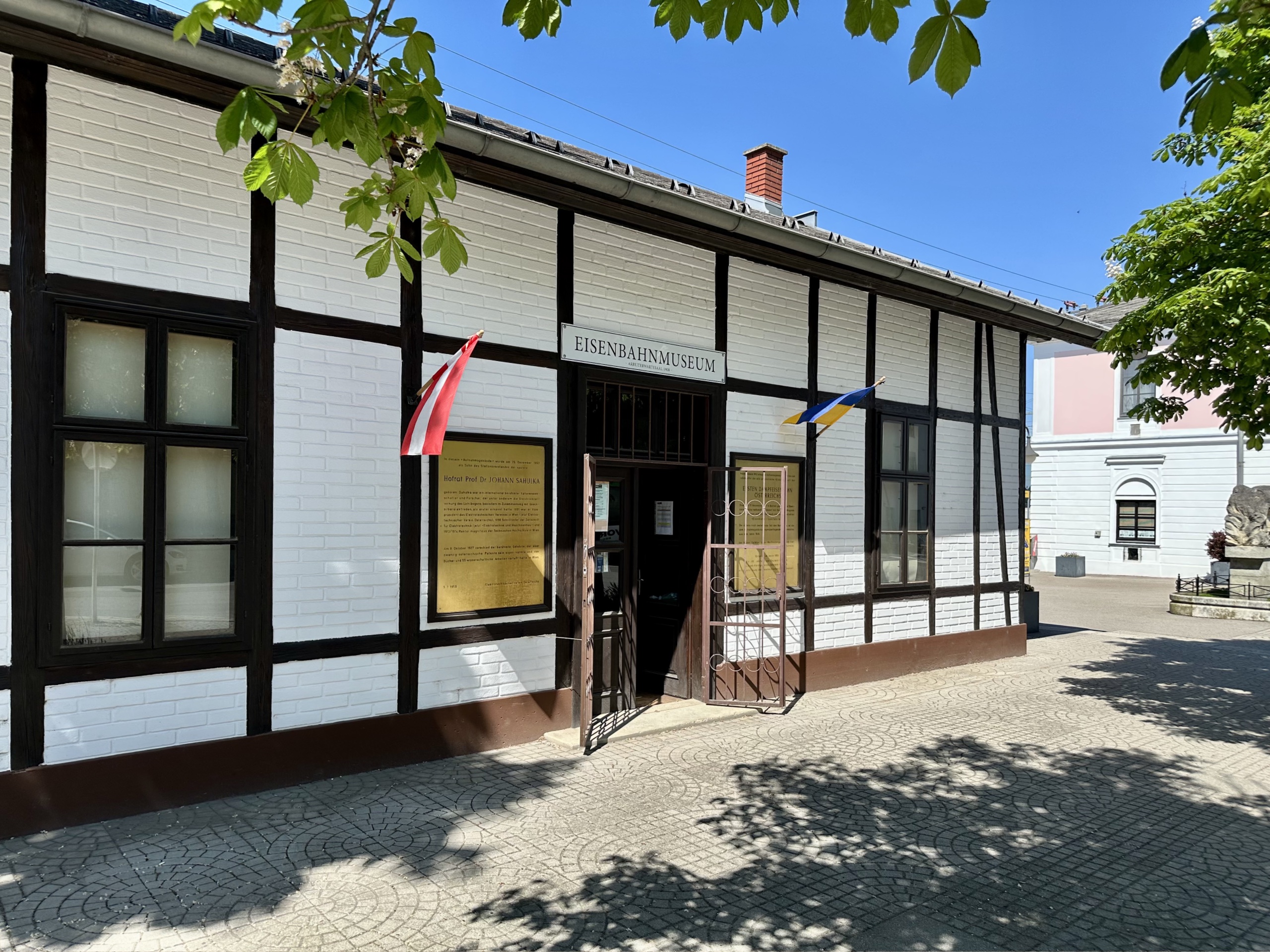 Eisenbahnmuseum Deutsch-Wagram, Erste Dampfeisenbahnstrecke Österreichs
