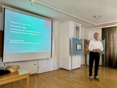 Vortrag mit Mag. Michael Wenzel am 1. Mai 2025 - Einführende Worte von Museumspräsident Friedrich Quirgst