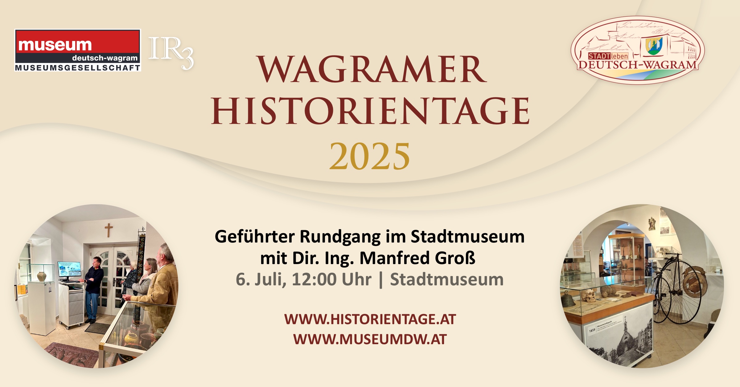 Wagramer Historientage 2025 - Geführter Rundgang im Stadtmuseum – Neugestaltung in Arbeit