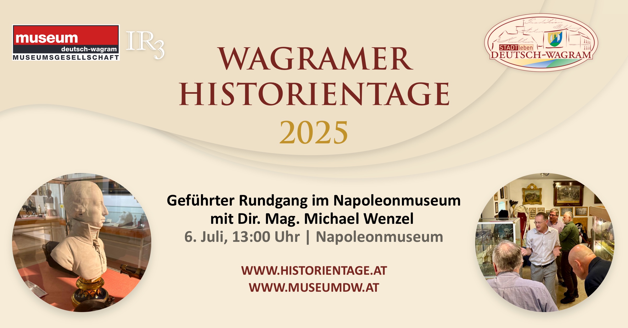 Wagramer Historientage 2025 - Geführter Rundgang im Napoleonmuseum