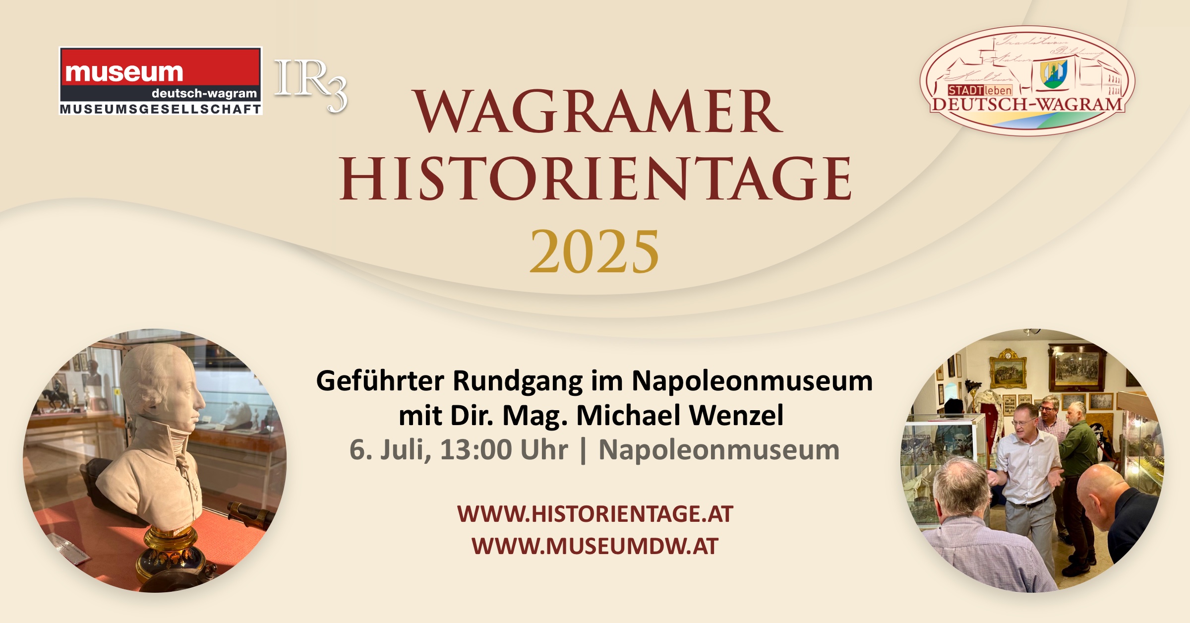 Wagramer Historientage 2025 - Geführter Rundgang im Napoleonmuseum