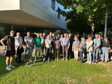 Geschichts- und Stadtführung mit Fritz Quirgst am 13. Juni 2025 - vor dem BORG Deutsch-Wagram