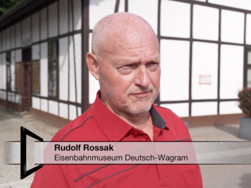 Eisenbahnmuseum Deutsch-Wagram, ORF-III-Sendereihe - Aus dem Rahmen - mit Karl Hohenlohe, ©ORF ON