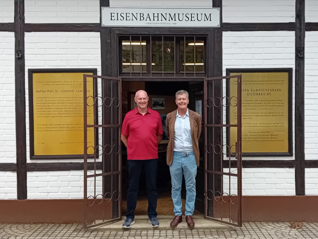 Eisenbahnmuseum Deutsch-Wagram, ORF-III-Sendereihe - Aus dem Rahmen - mit Karl Hohenlohe, ©ORF ON