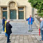 Geschichts- und Stadtführung mit Fritz Quirgst am 12. September 2025 - vor der Pfarrkirche Deutsch-Wagram