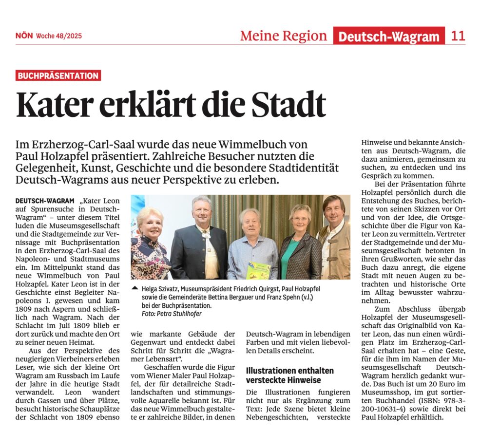 KATER LEON von Paul Holzapfel in der NÖN