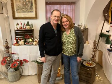 Weihnachtsmarkt im Napoleon- und Stadtmuseum, Mag. Michael Wenzel und Andrea Schemmel, Keramikprodukte