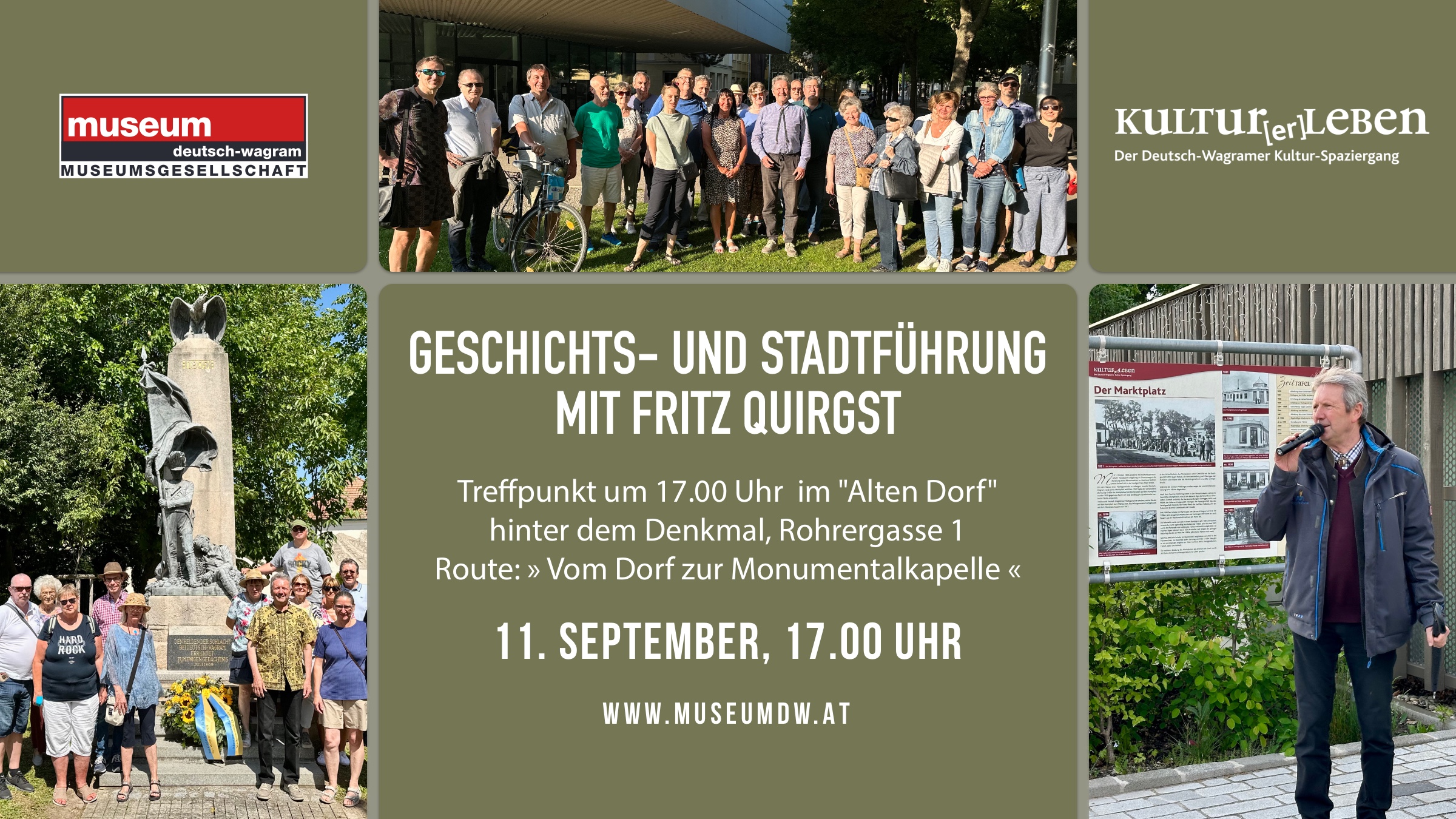 Geschichts und Stadtführung mit Fritz Quirgst