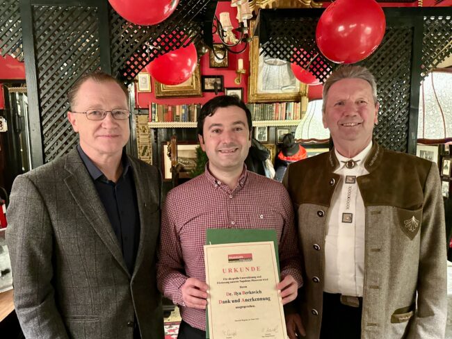 Auftakt ins Museumsjahr 2026 - Ehrendekret für Dr. Ilya Berkovich - Marchfelderhof