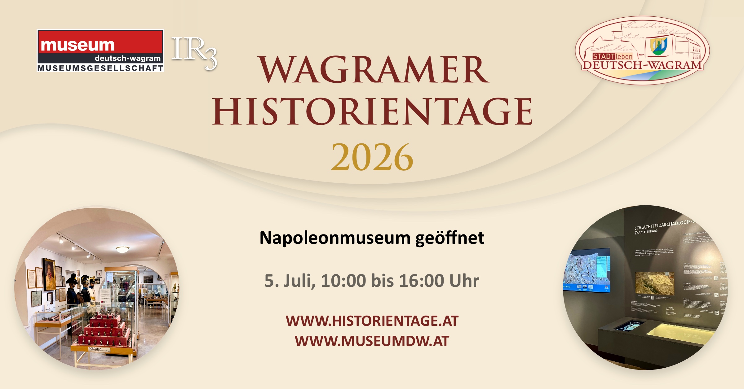 Wagramer Historientage 2026 – Napoleonmuseum