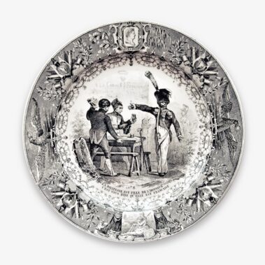 Französischer Andenkenteller Nr. 8, © Rudolf Rossak