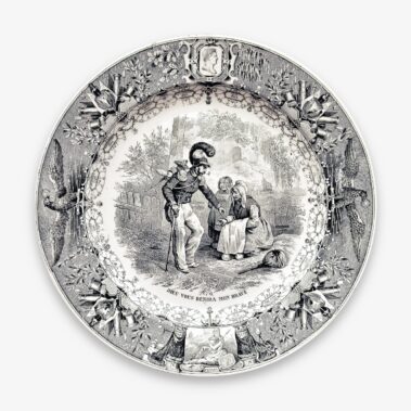 Französischer Andenkenteller Nr. 9, © Rudolf Rossak