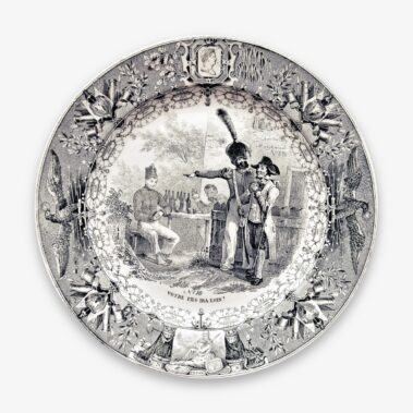 Französischer Andenkenteller Nr. 10, © Rudolf Rossak
