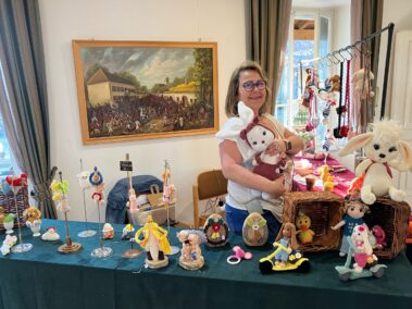 Ostermarkt im Napoleon- und Stadtmuseum, Claudia Tonner - Häkelprodukte