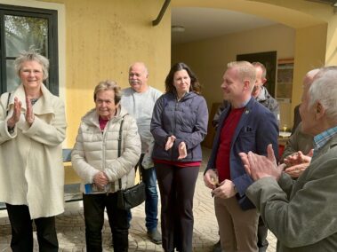 Vizebürgermeister Matthias Hittinger. Eröffnungsfeier der Museen Deutsch-Wagram im Erzherzog Carl-Haus