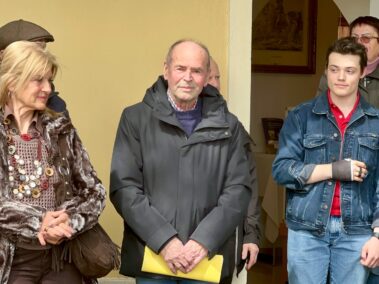 Alfred Mühl, Chronist und Kulturbeauftragter der Gemeinde Aderklaa. Eröffnungsfeier der Museen Deutsch-Wagram im Erzherzog Carl-Haus