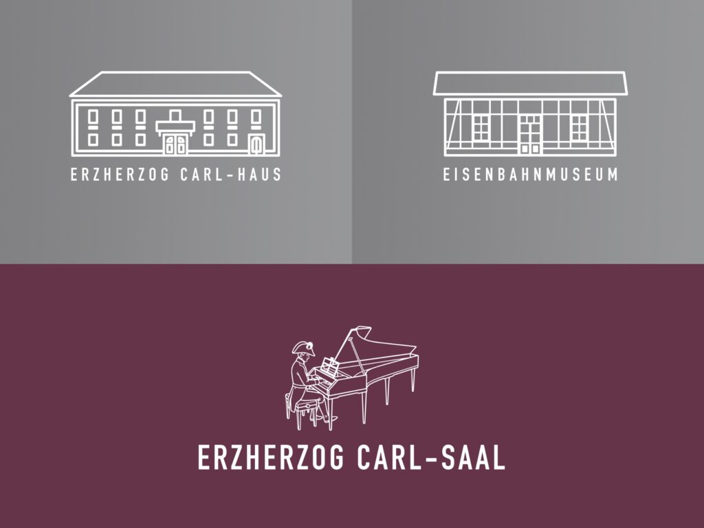 Line-Art Grafiken für das Museum Deutsch-Wagram