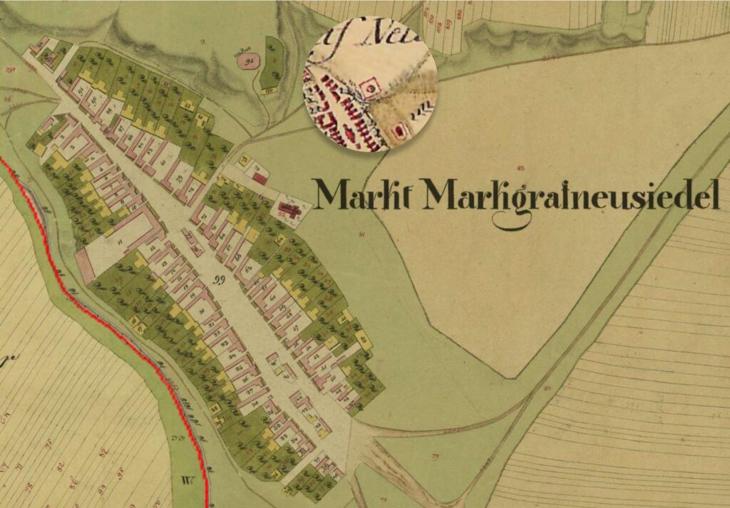 Markgrafneusiedl 1822 und 1773-1781 02 Markgrafneusiedl 1822 und 1773-1781 02