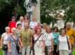 Gruppenfoto mit Museumspräsident Fritz Quirgst und den Naturfreunden, Ortsgruppe Deutsch-Wagram. Ganz rechts: Vorsitzender Herbert Pfaffstätter: © Christa Pfaffstätter