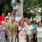 Gruppenfoto mit Museumspräsident Fritz Quirgst und den Naturfreunden, Ortsgruppe Deutsch-Wagram. Ganz rechts: Vorsitzender Herbert Pfaffstätter: © Christa Pfaffstätter