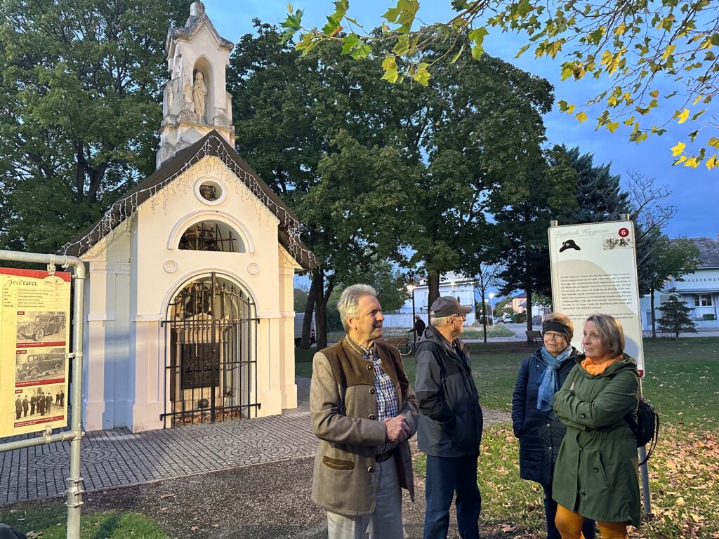 Monumentalkapelle im Dr.-Sahulka-Park. Geschichts- und Stadtführung mit Fritz Quirgst am 11.09.2026, © Christian Matula Monumentalkapelle im Dr.-Sahulka-Park. Geschichts- und Stadtführung mit Fritz Quirgst am 11.09.2026, © Christian Matula